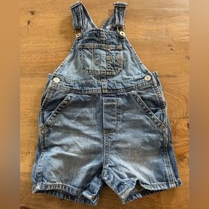 Gap Denim short Overalls for Kids size 18 - 24 months